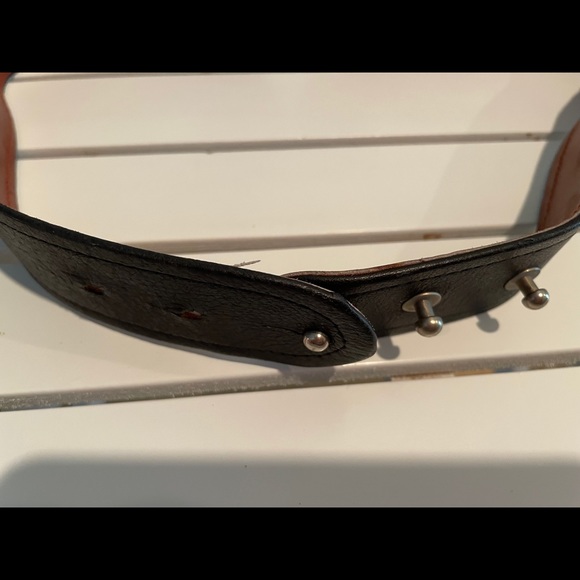 One-of-a-kind, handcrafted leather belt
